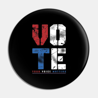 Vote Election Pin