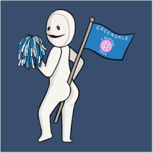 Greendale community college human being Posters and Art