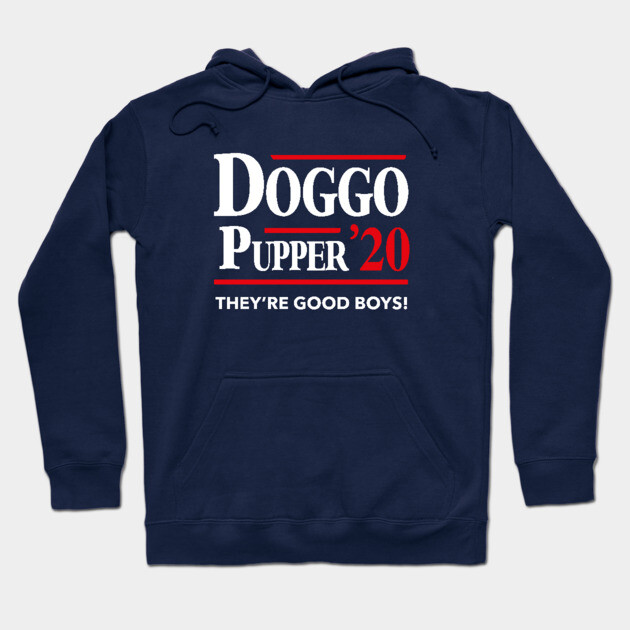 Doggo Pupper 2020 Hoodie by dumbshirts