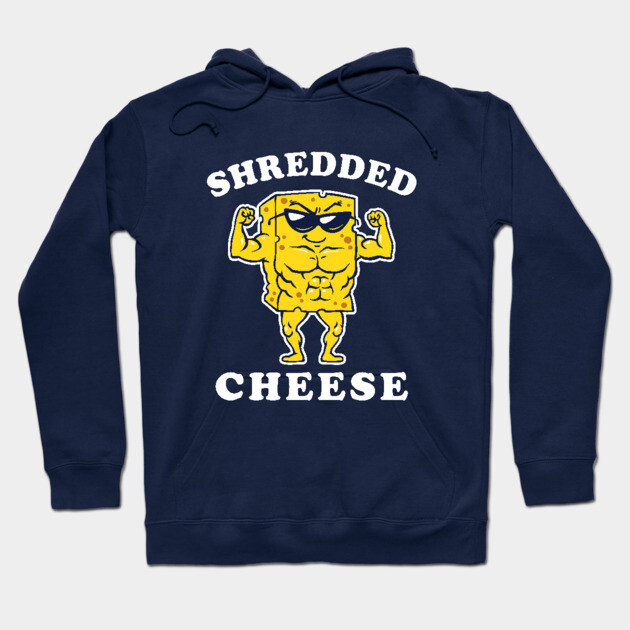 Shredded Cheese Hoodie by dumbshirts