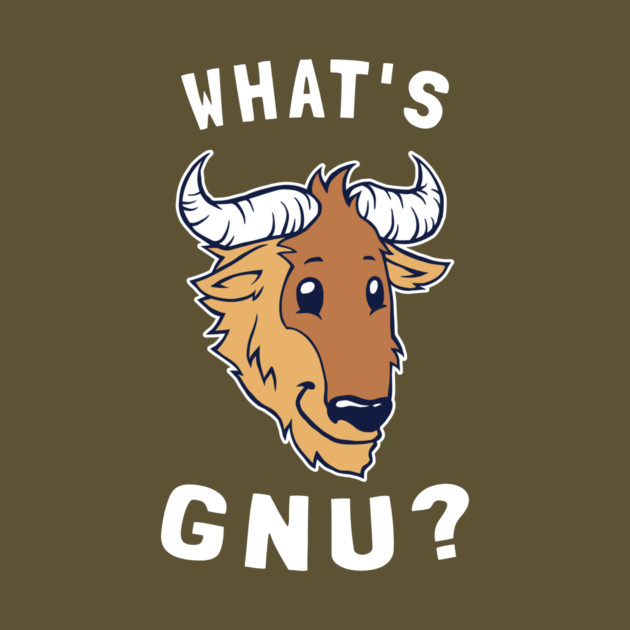 What's Gnu by dumbshirts