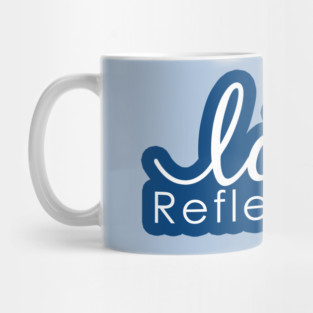 Love Reflexology - BACK of shirt placement (Blue outline) Mug