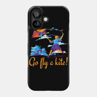 Go fly a kite! Kite Flying Design Phone Case