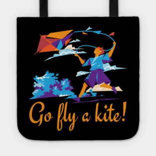Go fly a kite! Kite Flying Design Tote