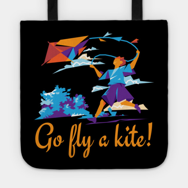 Go fly a kite! Kite Flying Design Tote by creative