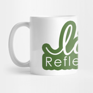 Love Reflexology - BACK of shirt placement (Dark green outline) Mug