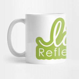 Love Reflexology - BACK of shirt placement (light green outline) Mug