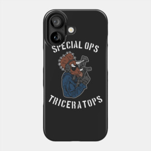 Special Ops Triceratops Phone Case