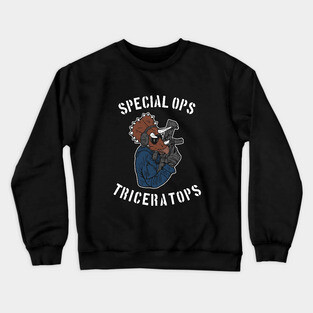 Special Ops Triceratops Crewneck Sweatshirt