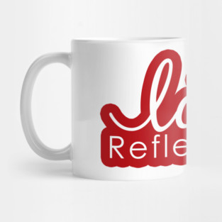 Love Reflexology - BACK of shirt placement (Red outline) Mug