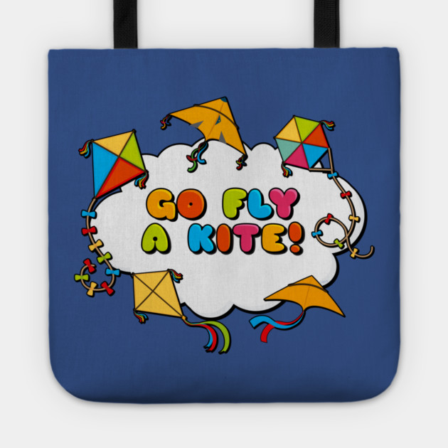 Go fly a kite! Kite Flying Colorful Design Tote by creative