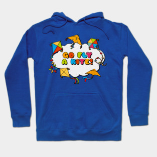 Go fly a kite! Kite Flying Colorful Design Hoodie