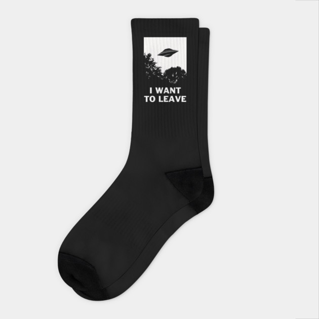 I Want To Leave Socks by dumbshirts