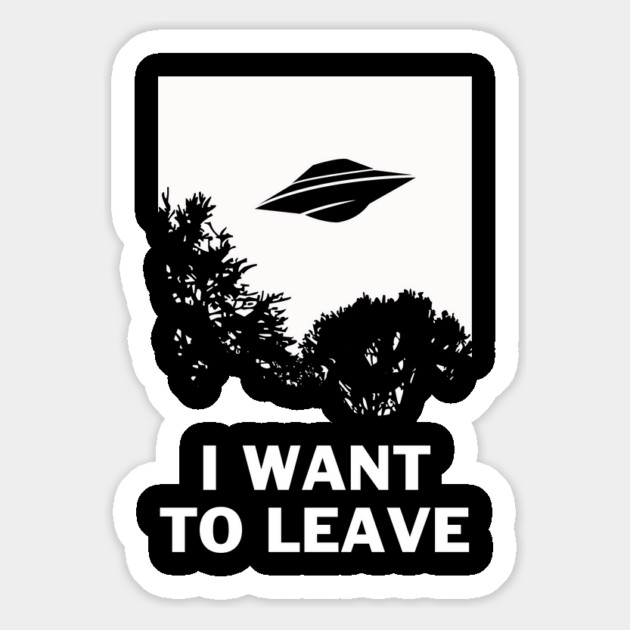 I Want To Leave Magnet by dumbshirts