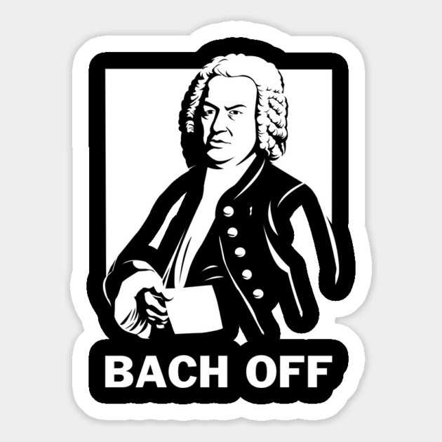 Bach Off Magnet by dumbshirts