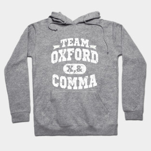 Team Oxford Comma Hoodie