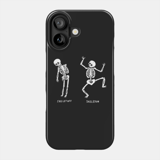 Skeletoff Skeleton Phone Case by dumbshirts