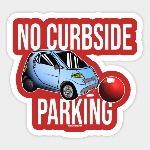 No Curbside Parking Magnet by belownormal