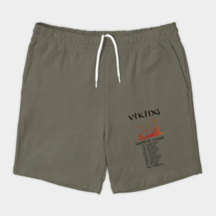 Viking World Tour - Medieval Norse History Scandinavian Longship Shorts