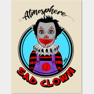 Sad Clown Posters and Art