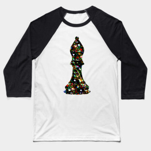 Chess Piece - The Bishop 1 Baseball T-Shirt