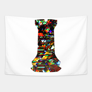 Chess Piece - The Rook 3 Tapestry