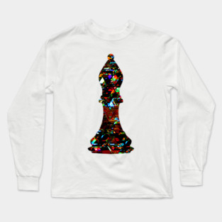 Chess Piece - The Bishop 3 Long Sleeve T-Shirt