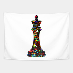 Chess Piece - The King 3 Tapestry