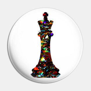 Chess Piece - The King 3 Pin