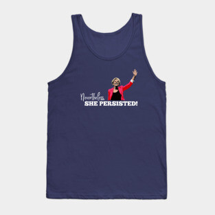 Nevertheless, she persisted (Warren, dark) Tank Top