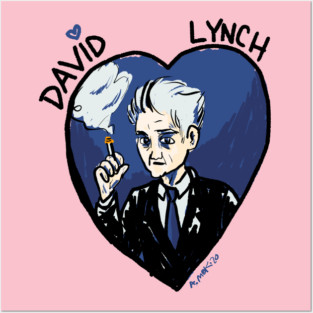 David Lynch heart Posters and Art