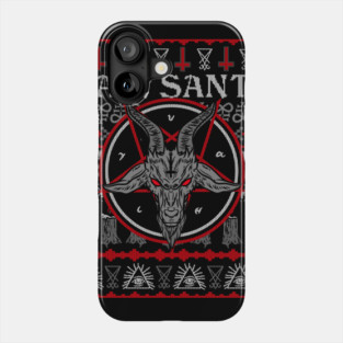 Satanic Christmas - Hail Santa Ugly Sweater Phone Case