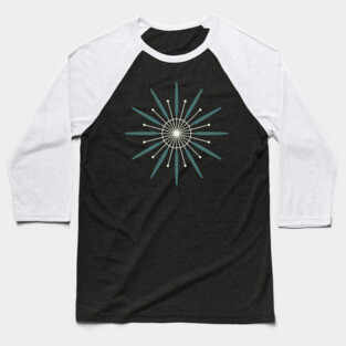 Mid-Mod Starburst Baseball T-Shirt
