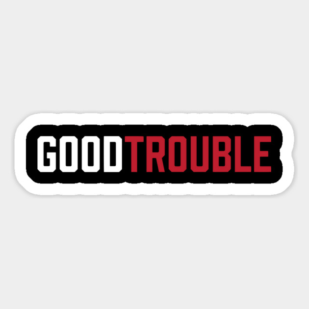 Good Trouble, Black Lives Matter, Protest Shirt, Civil Rights Magnet by UrbanLifeApparel