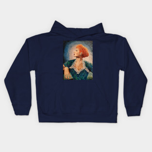 Lucille Ball Painting Kids Hoodie