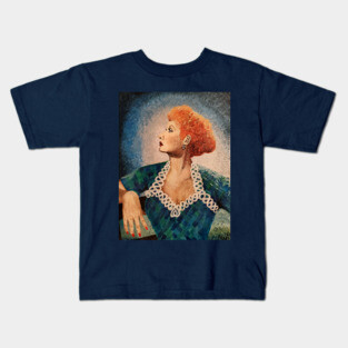 Lucille Ball Painting Kids T-Shirt