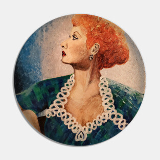 Lucille Ball Painting Pin