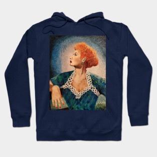 Lucille Ball Painting Hoodie
