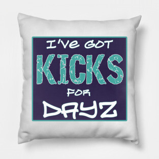 I've Got Kicks for Dayz - Grape 5's - Sneaker Head Premium Pillow