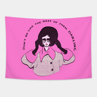 Coco  “Don't be like the rest of them, darling.” Tapestry