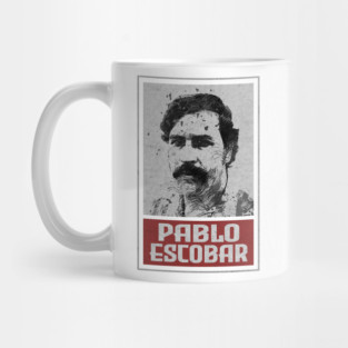 Pablo Escobar Retro Style Mug Banner Mug