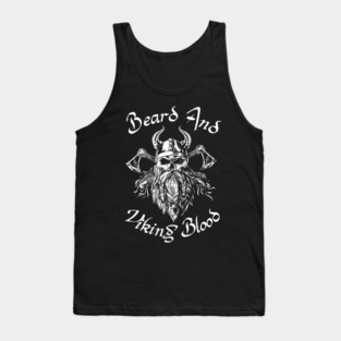 Beard and Viking Blood Tank Top