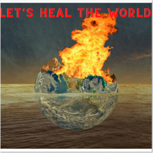 HEAL THE WORLD Posters and Art