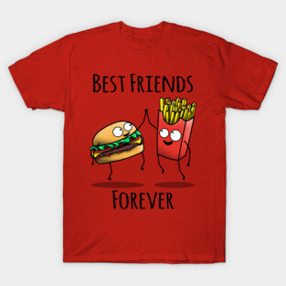 Cheeseburger and Fries BFF T-Shirt