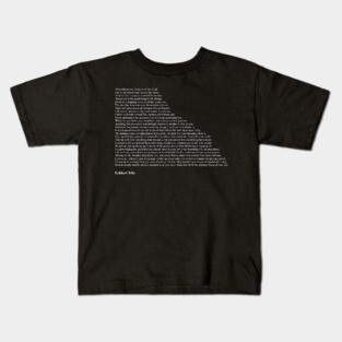 Eckhart Tolle Quotes Kids T-Shirt