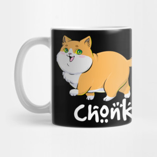 Chonk Cat Funny Fat Cats Meme Big Cat Chart Mug
