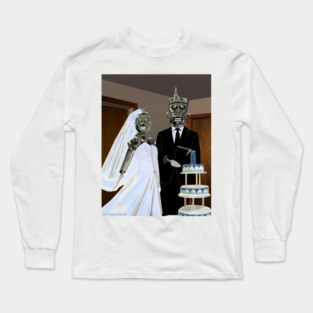 Cake Cutting [Robot Wedding] Long Sleeve T-Shirt