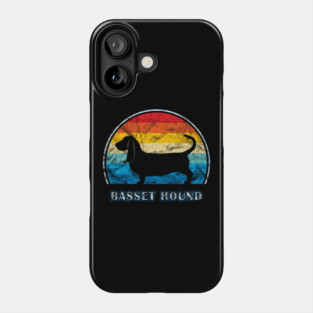Basset Hound Vintage Design Dog Phone Case