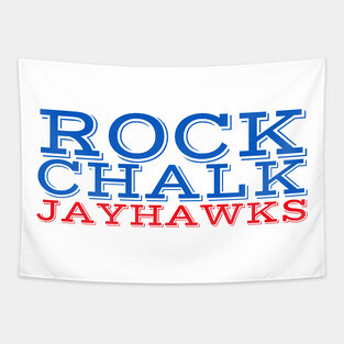 Rock Chalk Jayhawks Tapestry