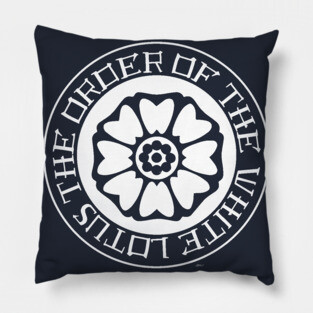 The Order of the White Lotus Pillow